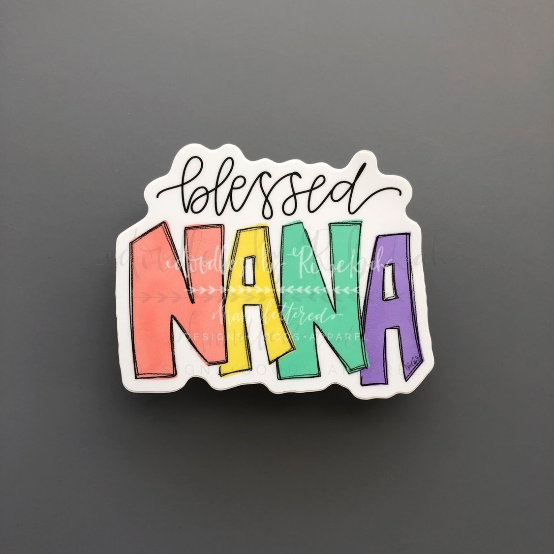 Doodles by Rebekah Blessed Nana Sticker