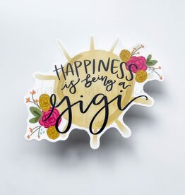 Doodles by Rebekah Happiness Is Being A Gigi Sticker