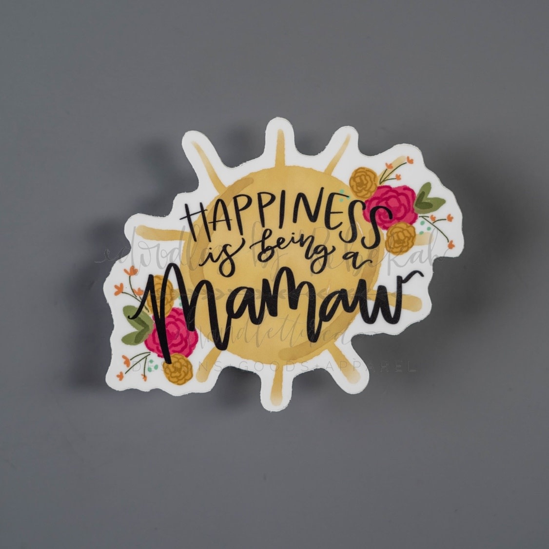 Doodles by Rebekah Happiness Is Being Mamaw Sticker