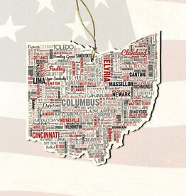Cities of Ohio State Ornament