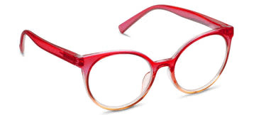 Peepers Pink/Orange Dahlia Blue Light Reading Glasses