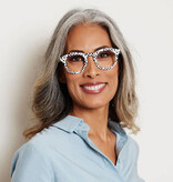 Peepers Black Pixel Check Frame of Mind Blue Light Reading Glasses