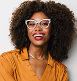 Peepers Frost/Blue Quartz Marquee Blue Light Reading Glasses