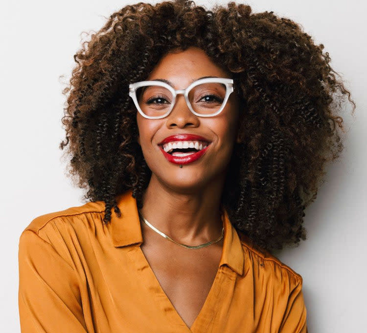 Peepers Frost/Blue Quartz Marquee Blue Light Reading Glasses