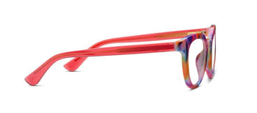 Peepers Ikat/Red Tribeca Blue Light Reading Glasses