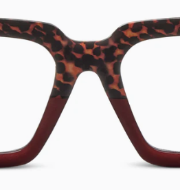 Peepers Leopard Tortoise/Red Take a Bow Blue Light Reading Glasses