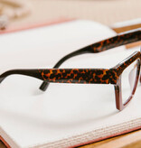 Peepers Leopard Tortoise/Red Take a Bow Blue Light Reading Glasses