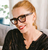 Peepers Leopard Tortoise/Red Take a Bow Blue Light Reading Glasses