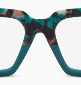 Peepers Teal Botanico/Teal Take a Bow Blue Light Reading Glasses
