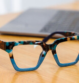 Peepers Teal Botanico/Teal Take a Bow Blue Light Reading Glasses