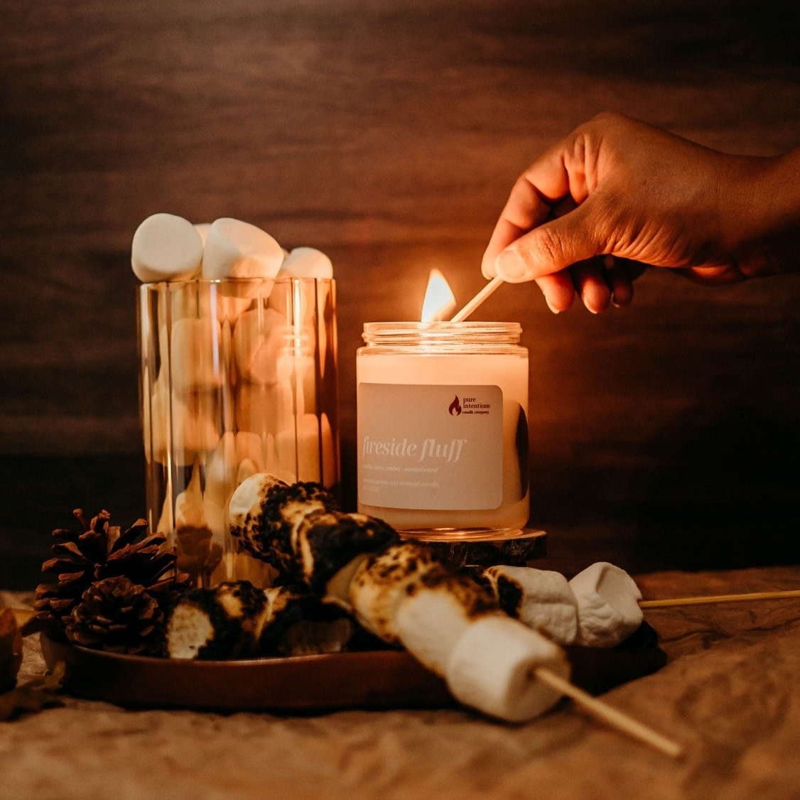 Pure Intentions Fireside Fluff Wax Melt