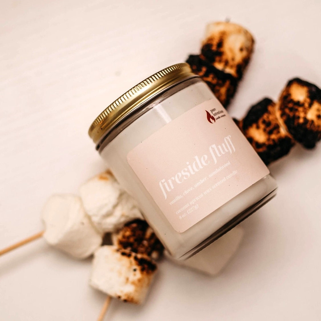 Pure Intentions 4 oz Fireside Fluff Candle