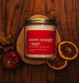 Pure Intentions 4 oz Sweet Orange & Sage Candle