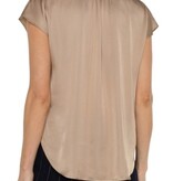 Liverpool Los Angeles dolman slv collared btn front woven blouse