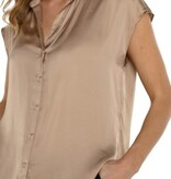 Liverpool Los Angeles dolman slv collared btn front woven blouse