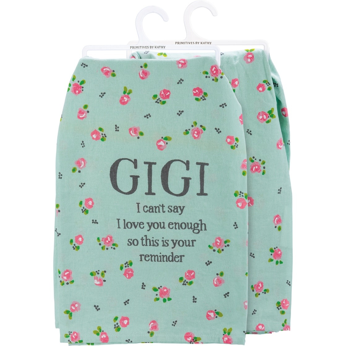 FLEURISH Gigi I Can't Say I Love You Enough Kitchen Towel