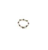 Erin Gray Gold-Filled 3mm & Natural Rice Pearl Waterproof Stretch Ring