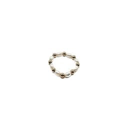 Erin Gray Gold-Filled 3mm & Natural Rice Pearl Waterproof Stretch Ring