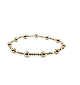 Erin Gray 2mm5 The Malibu Collection 14k Gold-Filled Beaded Bracelets 7"