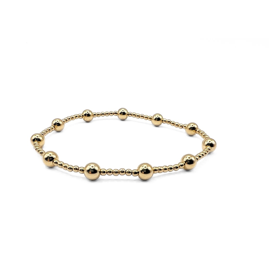 Erin Gray 2mm5 The Malibu Collection 14k Gold-Filled Beaded Bracelets 7"