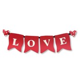 Roeda Studio "Love" Banner Magnet  (6"w)