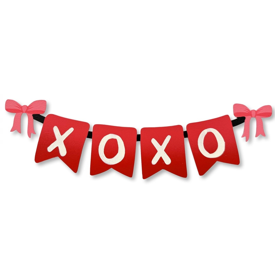 Roeda Studio "XOXO" Banner Magnet (10"w), Valentine's Decor