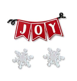 Roeda Studio Joy Banner w/ Snowflake Magnets S/3