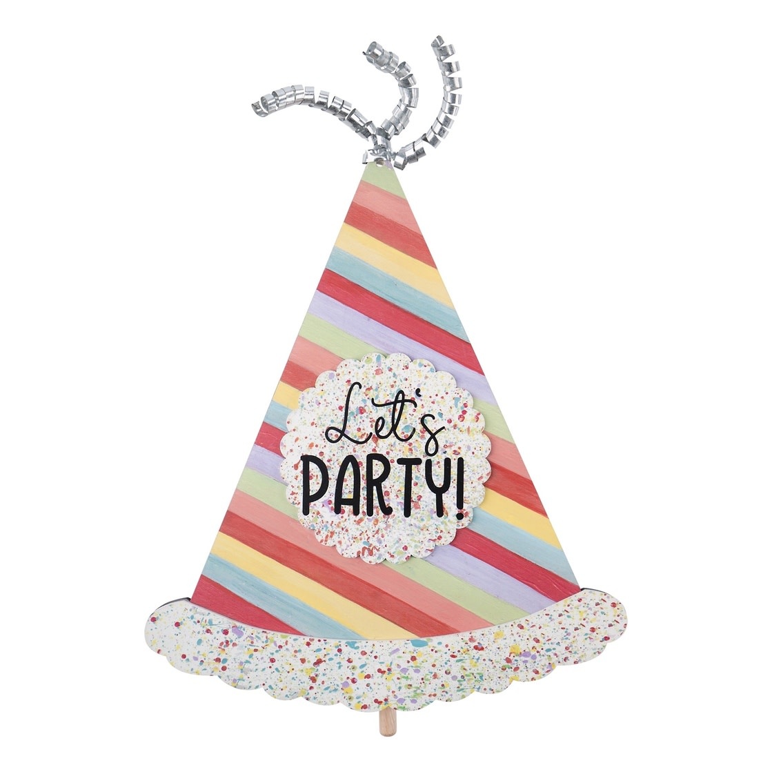 FLEURISH Let's Party Hat Topper