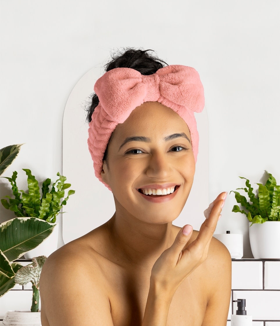 Lemon Lavender Lemon Lavender Take A Bow Ultra Plush Spa Headband (various)