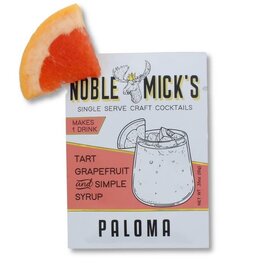 Noble Mick's Paloma Single Serve Craft Cocktail Mix Packet