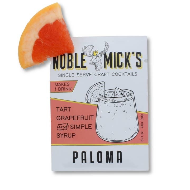 Noble Mick's Paloma Single Serve Craft Cocktail Mix Packet