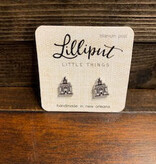 Lilliput Little Things BLK Hamilton Memorial Bldg/Billy Yank Earrings
