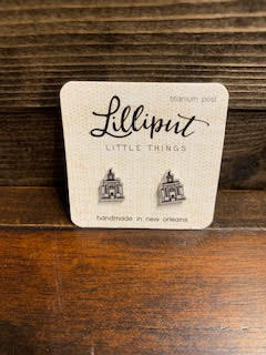 Lilliput Little Things BLK Hamilton Memorial Bldg/Billy Yank Earrings