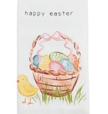 Mudpie Happy Easter Basket Tea Towel