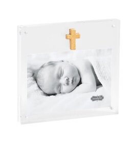 Mudpie Acrylic Frame With Gold Cross