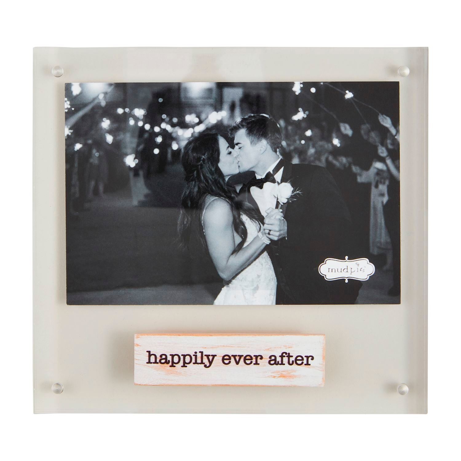Mudpie Happily Ever After Acrylic Frame