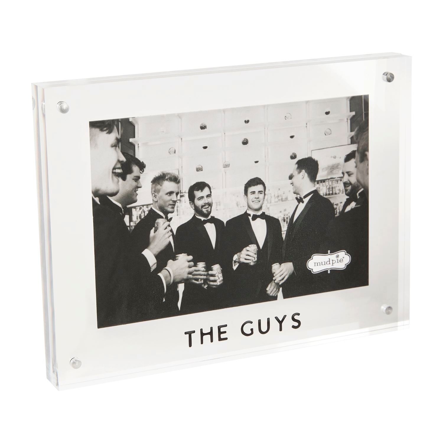 Mudpie The Guys Acrylic Frame