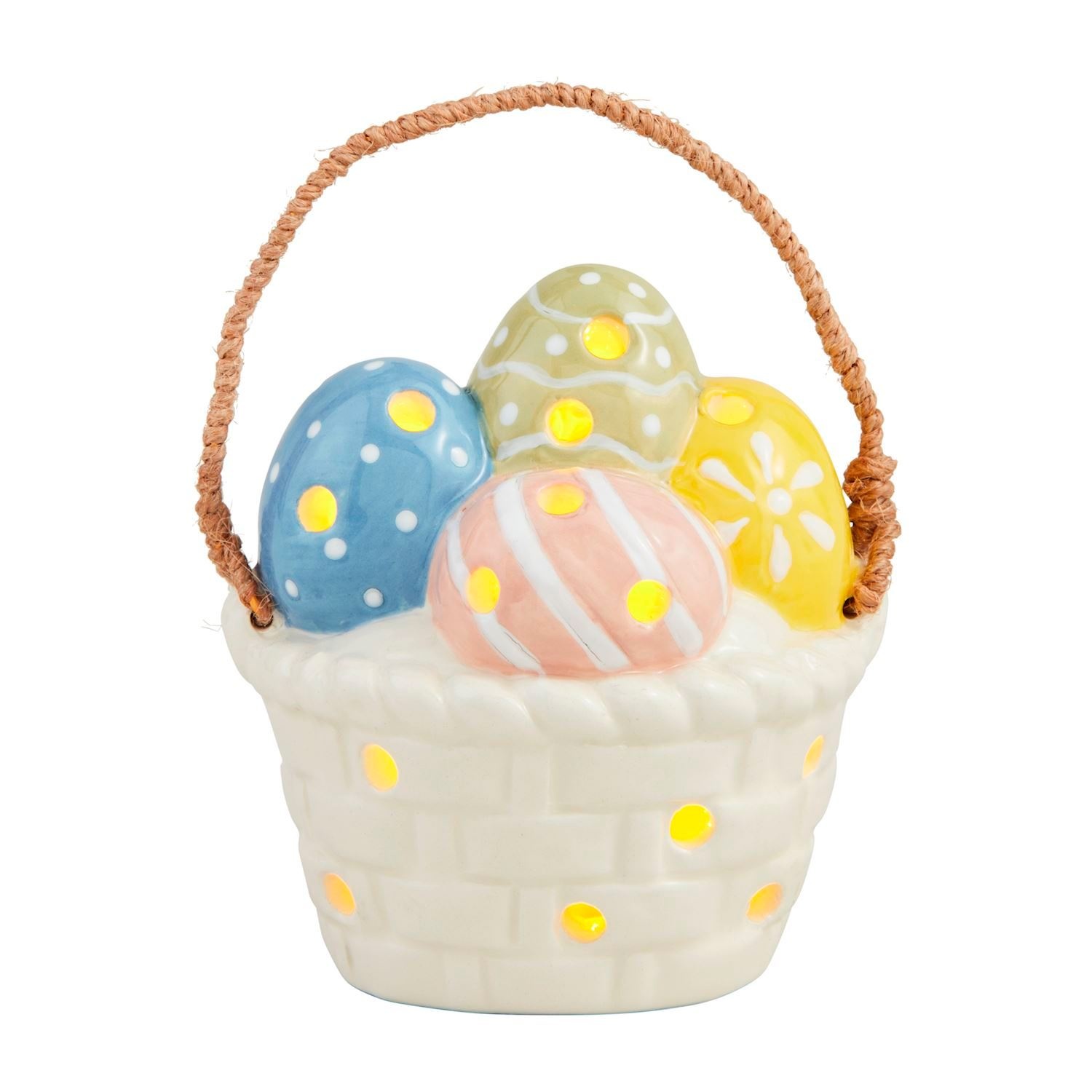 Mudpie Easter Basket Light-Up Sitter.