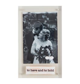 Mudpie To Have & To Hold Acrylic Frame