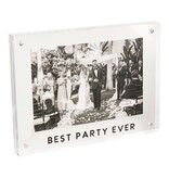 Mudpie Best Party Ever Acrylic Frame