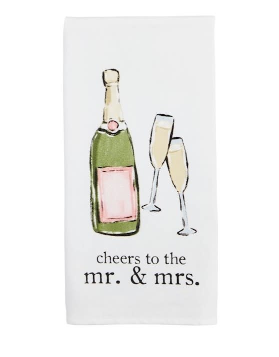 Mudpie Cheers Cotton Hand Towel