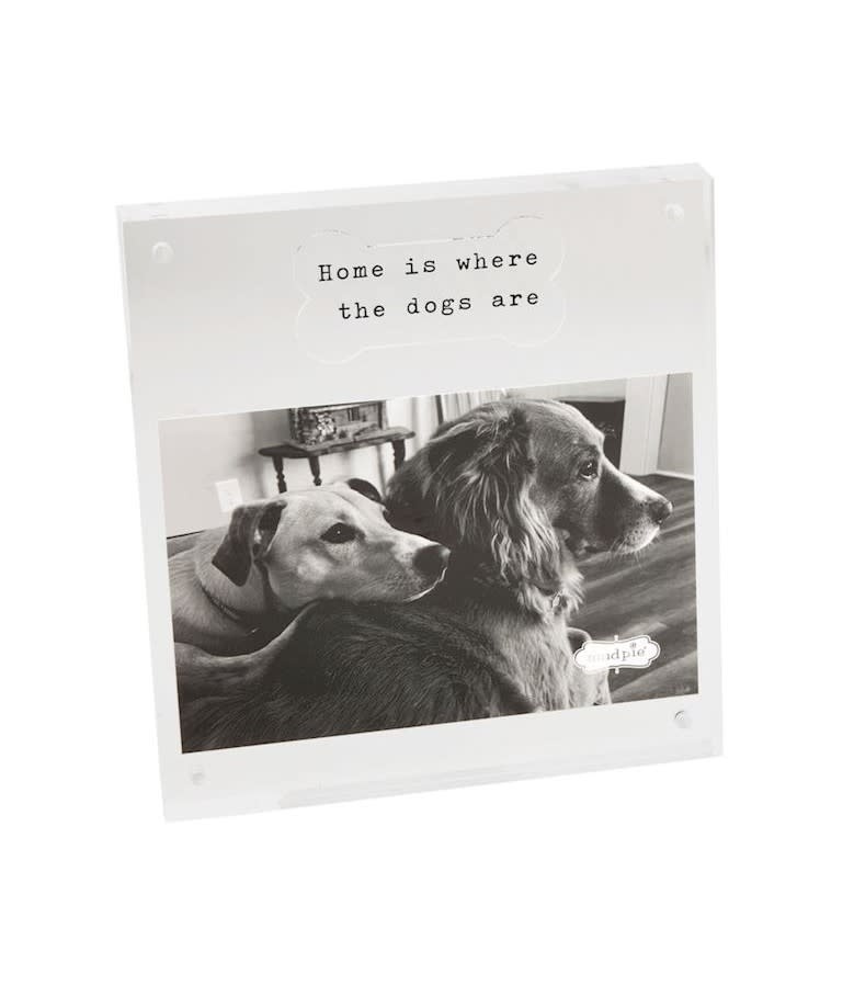 Mudpie Bone Dog Acrylic Frame
