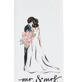 Mudpie Mr And Mrs Cotton Hand Towel