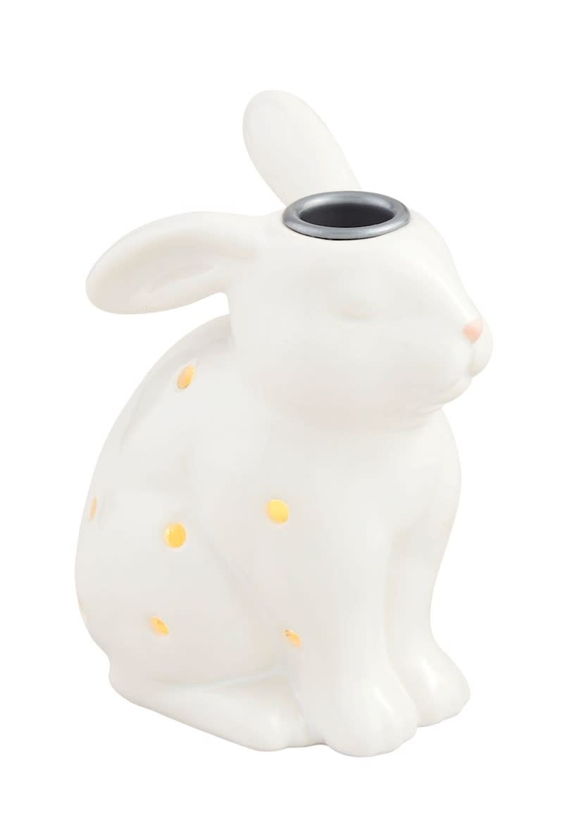 Mudpie Large Bunny Taper Holder