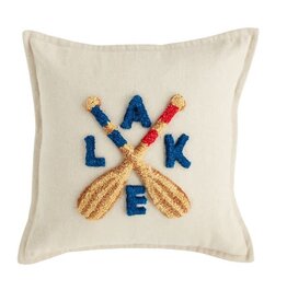 Mudpie Lake  Tufted Pillow