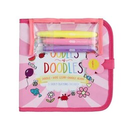 Mudpie Pink Erasable Doodle Books