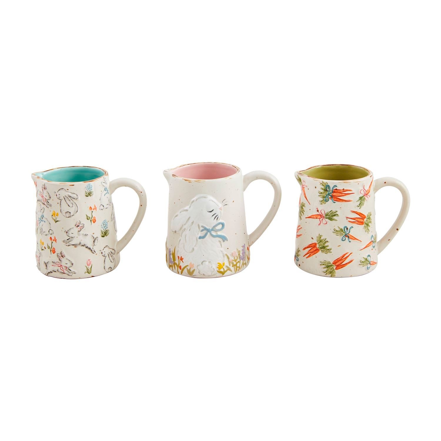 Mudpie Easter Mini Pitcher Bud Vases (various)