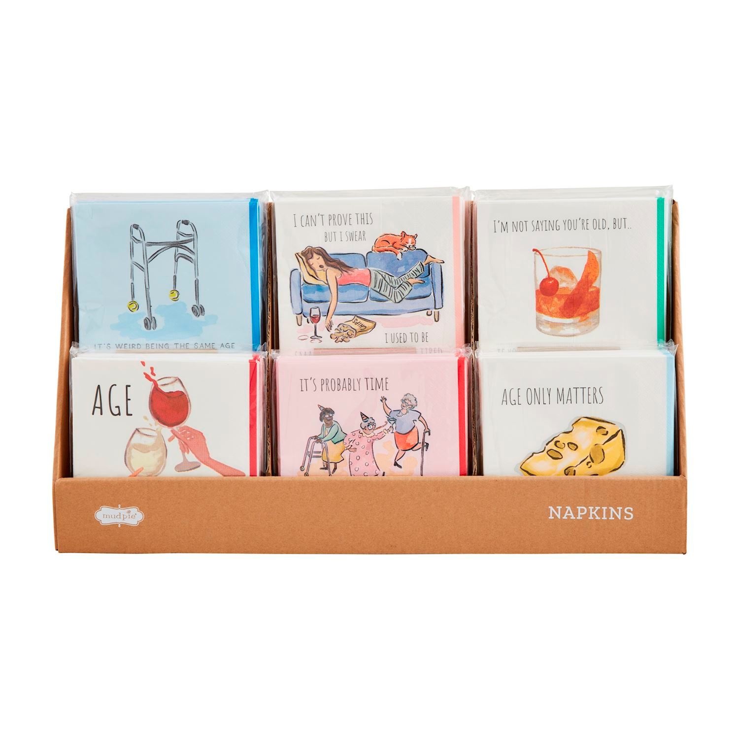 Mudpie Birthday Cocktail Napkins (various)