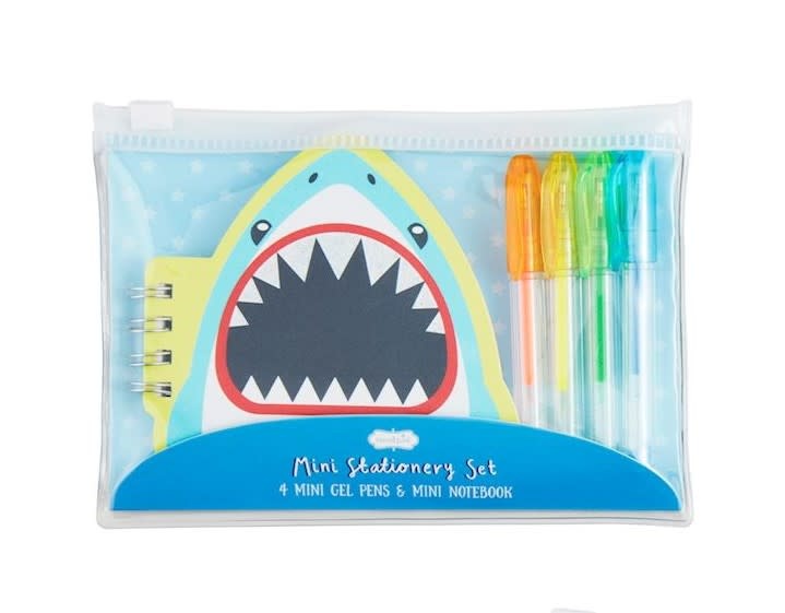 Mudpie Shark Stationery Set