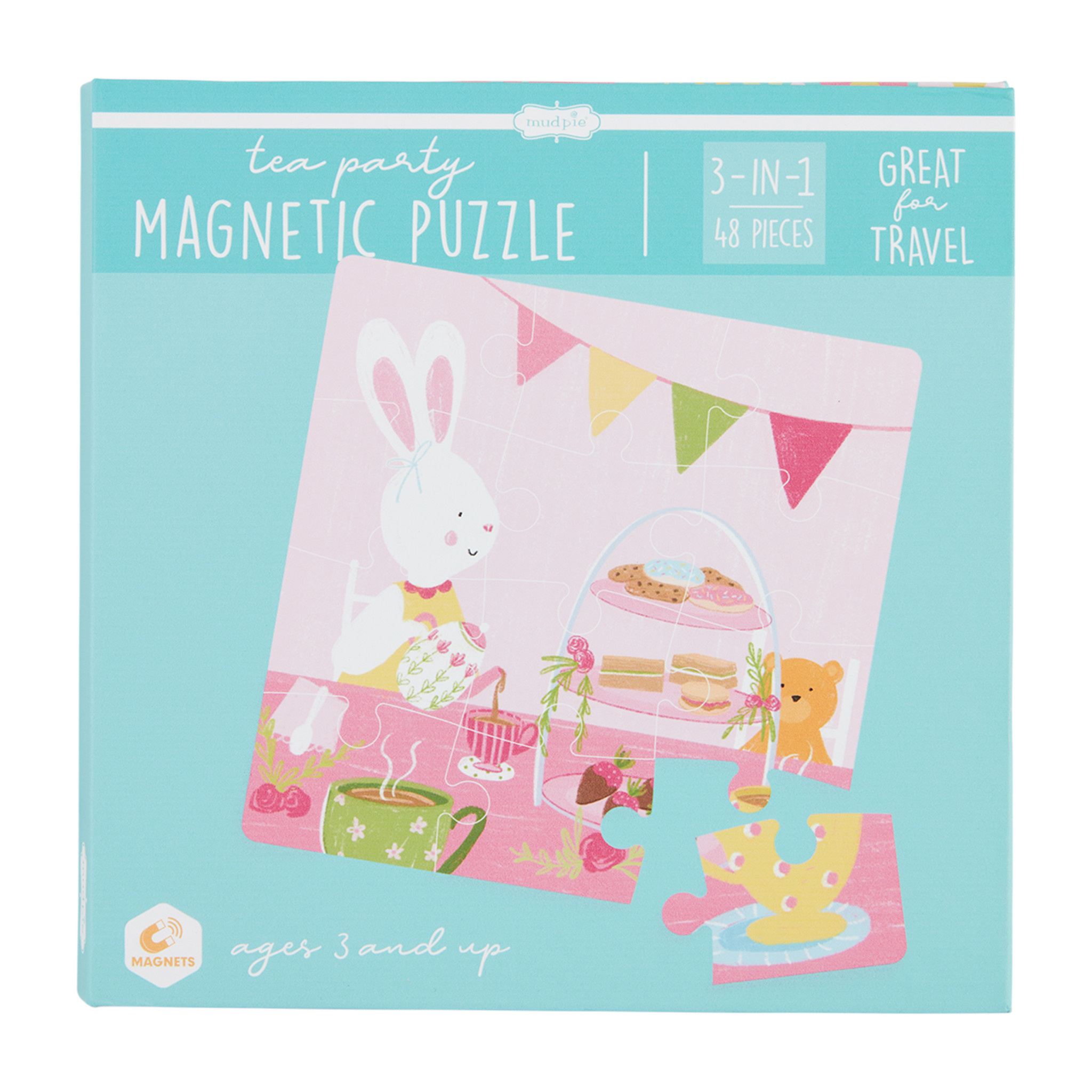Mudpie Tea Magnetic Puzzle Book